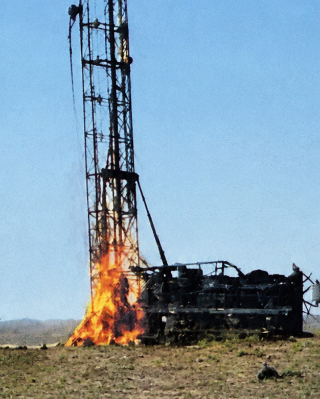Gas Blowout Point of Rocks, Wyoming 1978